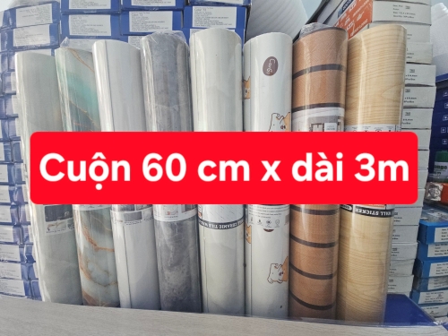 Xốp Dán Tường 3D Giả Đá Cuộn 60cm x Dài 3 Mét 