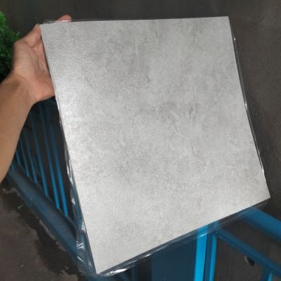 Sàn nhựa ô vuông giả bê tông nhạt- Sàn nhựa ô vuông vân bê tông nhạt TA69