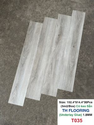  Sàn nhựa giả gỗ  t35 dày 1,8 mm